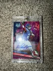 2023 Bowman U- Autographs Jaxson Dart Fuchsia Mini-Diamond Refractor /150