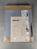 IKEA KALLAX Insert With Door, Wave Shaped Light Grey Blue 33x33 cm Brand