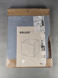 IKEA KALLAX Insert With Door, Wave Shaped Light Grey Blue 33x33 cm Brand
