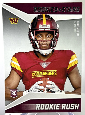 2022 Panini Rookies & Stars - Rookie Rush Jahan Dotson #RR-10 (RC)