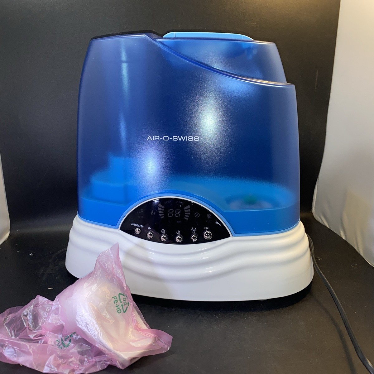 AIR-O-SWISS AOS 7135 Ultrasonic Humidifier Warm and Cool Mist Used