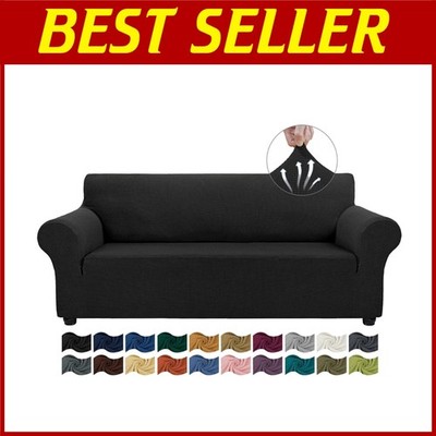 Pet Friendly Sofa Cover, Washable Protector - Large, Black