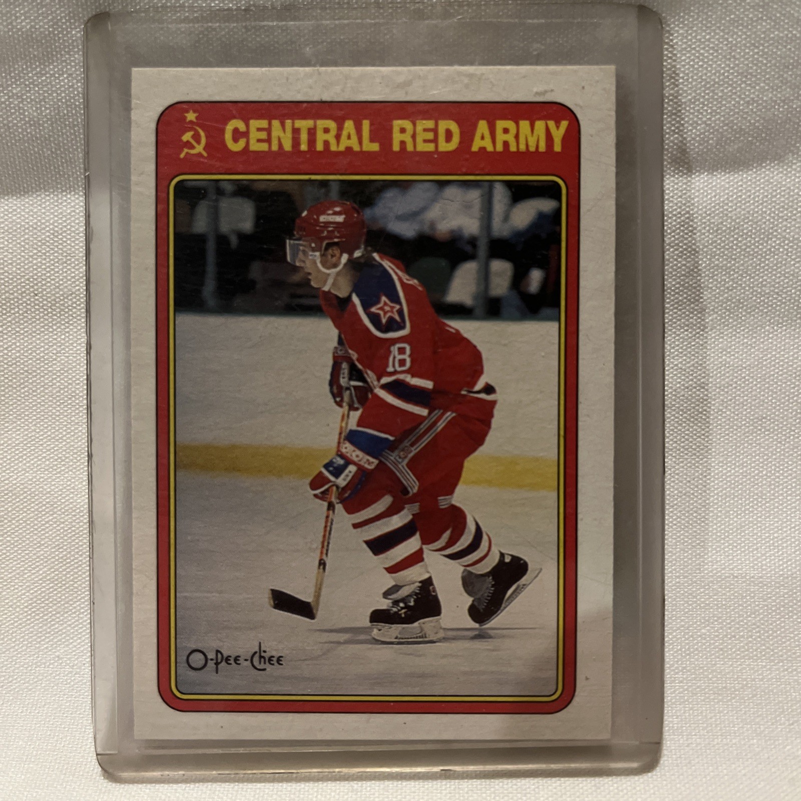1990-91 O-PEE-CHEE CENTRAL RED ARMY SERGEI FEDOROV SOVIETS