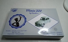 MINIALUXE/MINIA KIT 1/43 CITROEN 2CV AZLP 1961 COMME NEUF