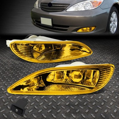 Amber Lens Bumper Fog Light Lamps W/Switch For 02-04 Toyota Camry 05-08 Corolla