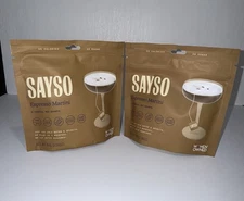 SAYSO Espresso Martini Instant Cocktail Tea Bags | Infuses with Cold Water & ...