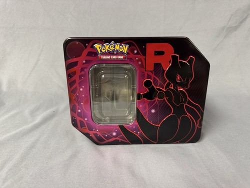 Pokemon Team Rocket Mewtwo Tin LEER OHNE KARTEN