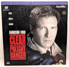 Clear and Present Danger Laserdisc, 1995, Widescreen LV 32463-2WS