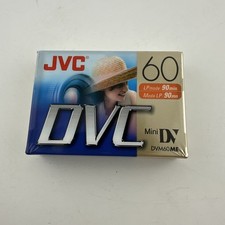 JVC Mini DV DVC Digital Video Cassette Tape 60 min DVM60ME/M-DV60DU - New Sealed