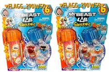 2 LAVA + ICE Packs Mr Beast Lab Swarms HYPER FUSION WalMart Exclusive ***READ***