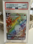 2020 Pokemon SWSH FA/Charizard VMAX #074 Champion's Path Secret Rainbow PSA 10