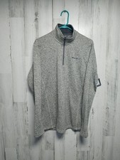Eddie Bauer Radiator Fleece Sweater 1/4 Zip Pullover Men's Size Medium Outdoors