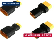 2 Pairs XT60 to XT90 Connector RC Male Female Plug no Wire Adapter for RC Lipo B
