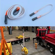 JDMODEL Lifting Sling Tow Rope for 1/14 Tamiya RC Truck SCANIA 770S R620 Car 