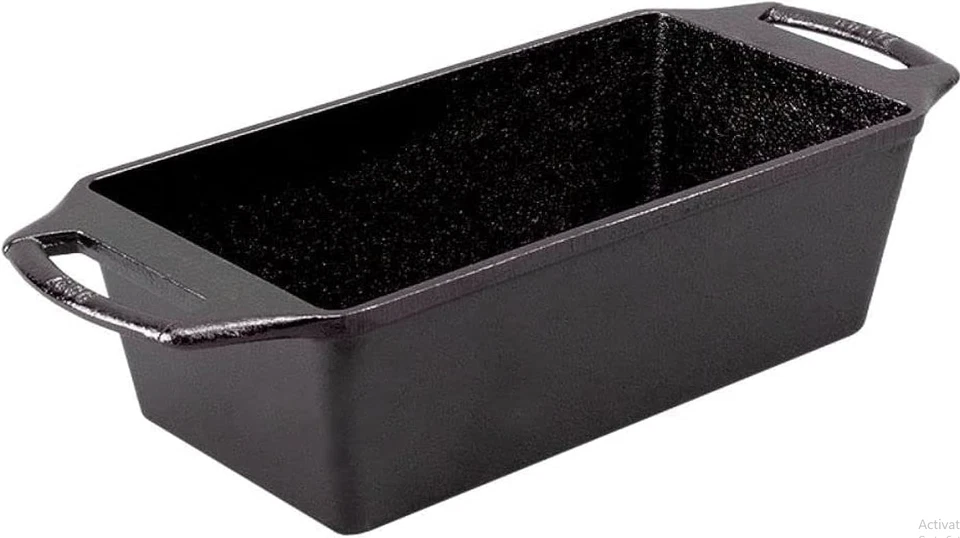 Cast Iron Loaf Pan 8.5x4.5 Inch Heavy Duty Bread Baking Pan Kitche fast shipping - Image 2 of 4