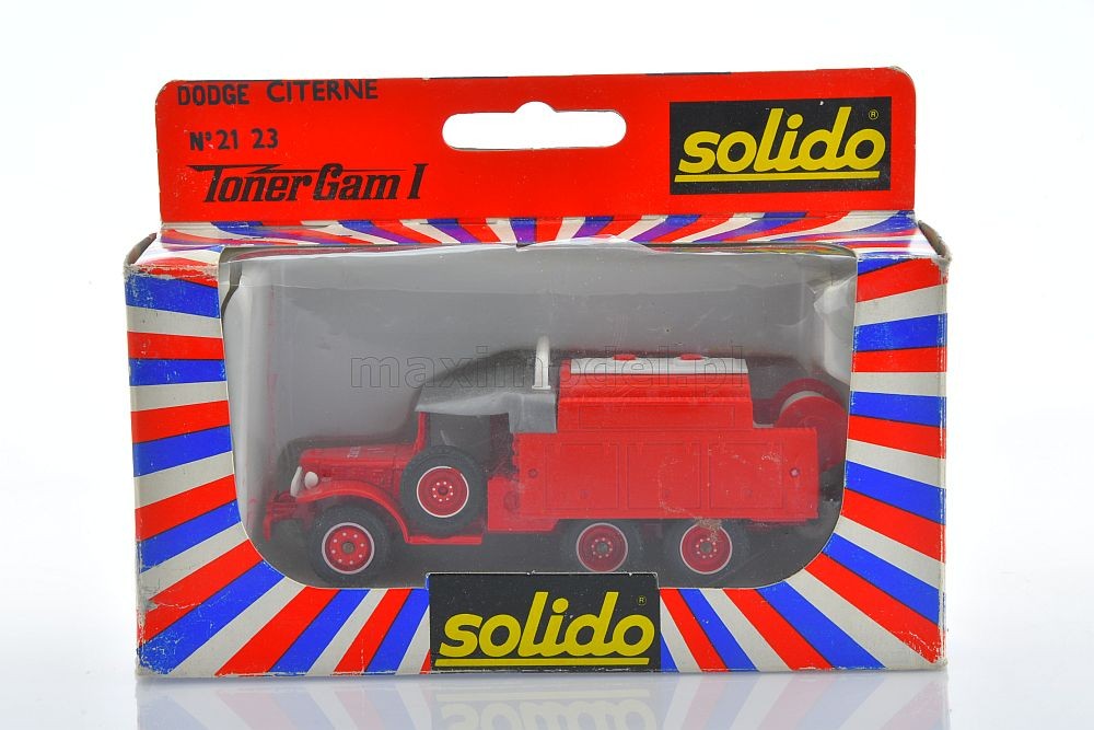 Solido Dodge Wc 51 Tanker Truck Citerne Pump Fire Engine 1945 1:43 2123