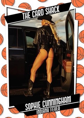 Sophie Cunningham #002 Indiana Fever Guard Hot Custom WNBA ACEO Trading Card
