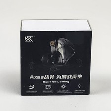 KZ Axas USB-C Gaming Earbuds IEM DSP Noise Isolating Earphones Black