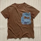 KAPITAL Country BORO Poket T-Shirt Brown size 3 (L)