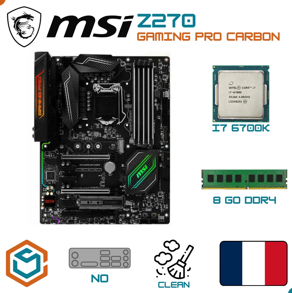 Bundle Carte Mère Intel VS440FX Socket 8 - Pentium Pro + ATI Rage XL - Reconditionné