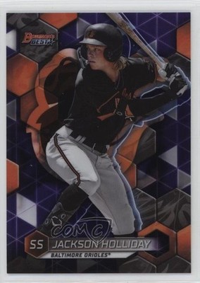 2023 Bowman's Best Top Prospects Purple Refractor 131/250 Jackson Holliday 1a39