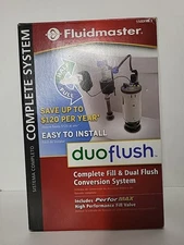 Duoflush Complete System by Fluidmaster 550DFRK-3 Water Saving Toilet Flush NIB