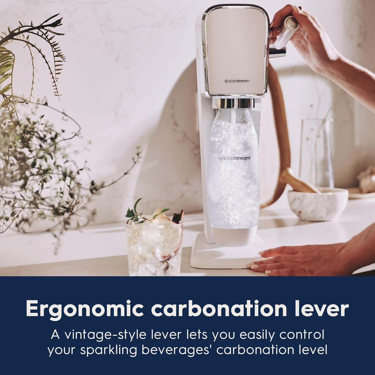 SodaStream - ART Sparkling Water Maker | VALUE BUNDLE | CQC CO2 system