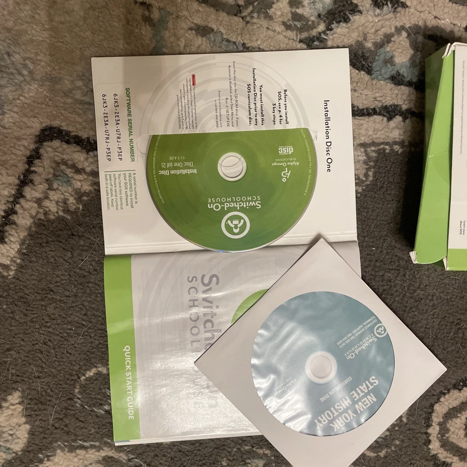 Switched-On Schoolhouse. New York State History. This Is A Used Item. CD ROM - Image 3 of 4