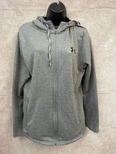 Under Armour Coldgear Loose Women's Gray Hoodie Jacket Size M