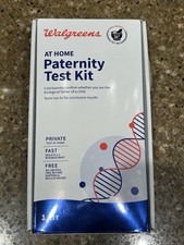1 WALGREENS AT HOME PATERNITY TEST KIT TEST RUNS X2 NO LAB FEES & FREE SHIPPING!
