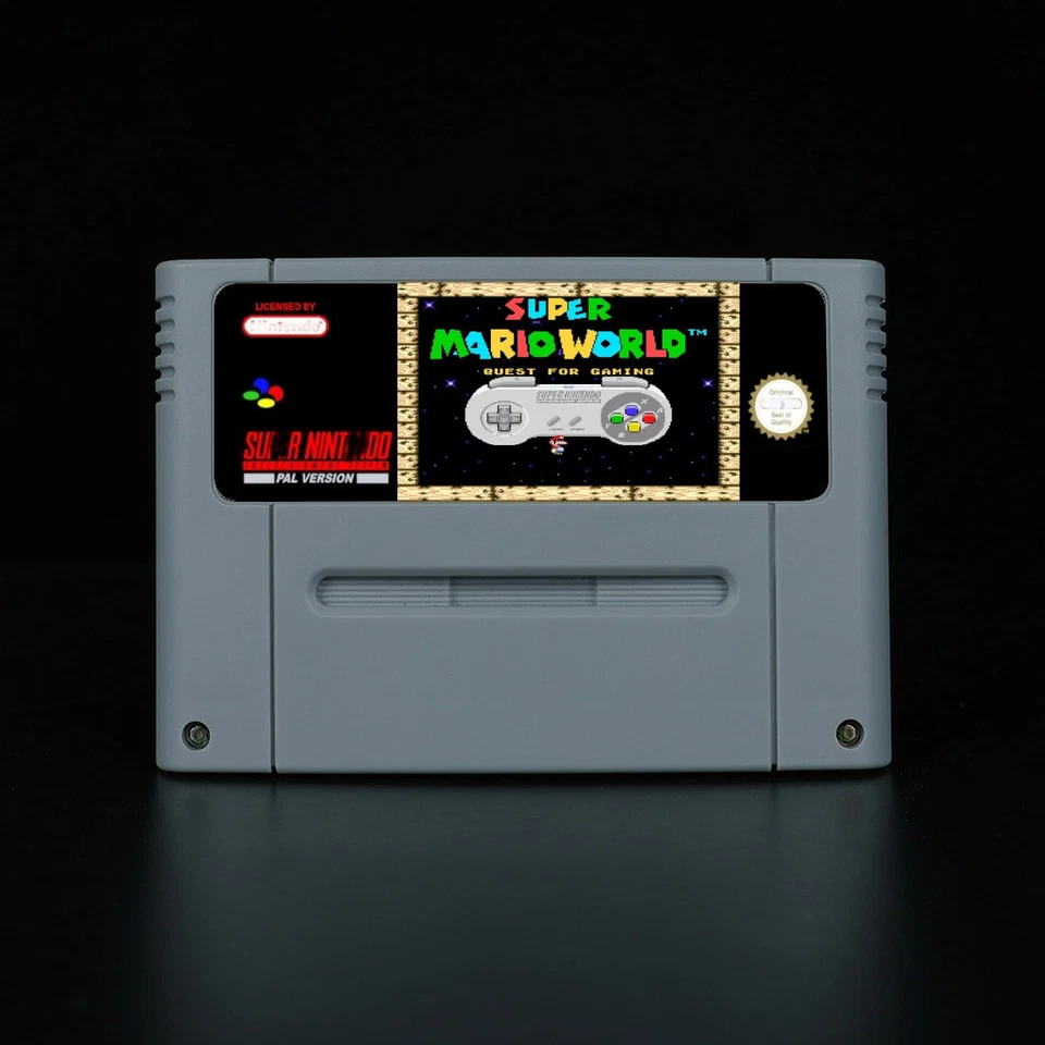 H@CK ROM - Super Mario World - Quest For Gaming SNES PAL - Bild 1 von 1