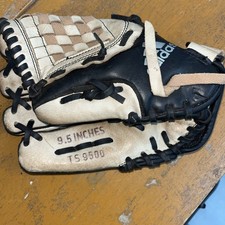 Adidas Baseball Glove LHT 9.5" TS9500BR Easy Close Right Hand Catch Tee Ball