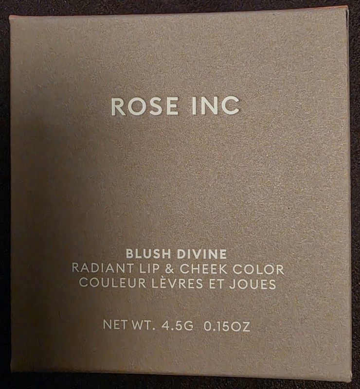 ROSE INC Blush Divine Hydrangea Cream Blush Radiant Brightening 4.5g NIB