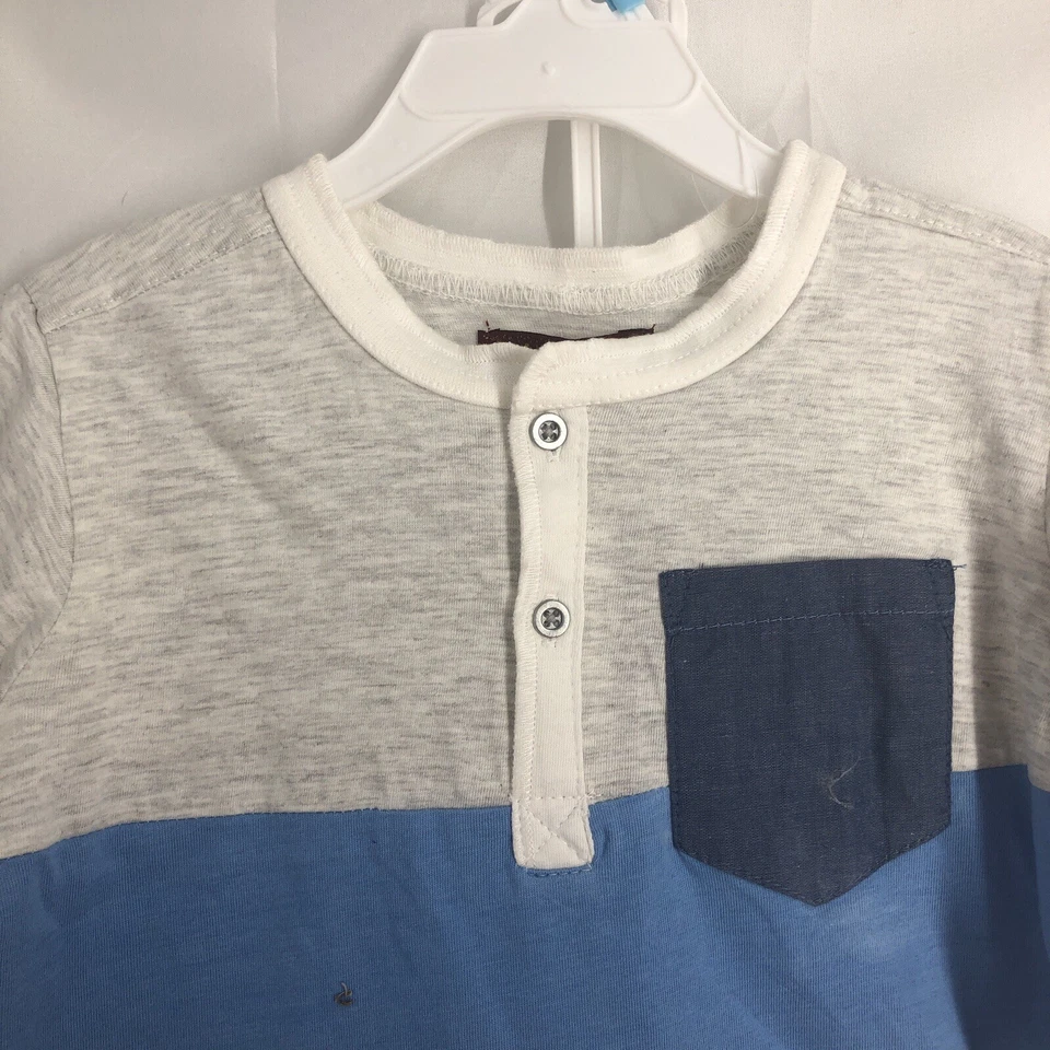 7 For All Mankind Kids Toddler Boys 2 Piece Y-Shirt Shorts Size 5 - Image 2 of 4