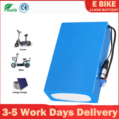48V Akku 20Ah E Bike Umbausatz Akku E Scooter Akku Li-ion Batterie mit Ladegerät