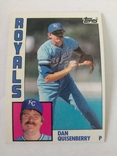 1984 Topps Baseball Card #570 - Dan Quisenberry (Kansas City Royals)
