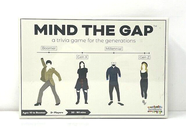 Mind The Gap Board Game The Trivia Game For The Generations New Sealed