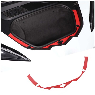 Frunk Trunk Front Nose Latch Plate 2PCS StainlessFit For 2020-23