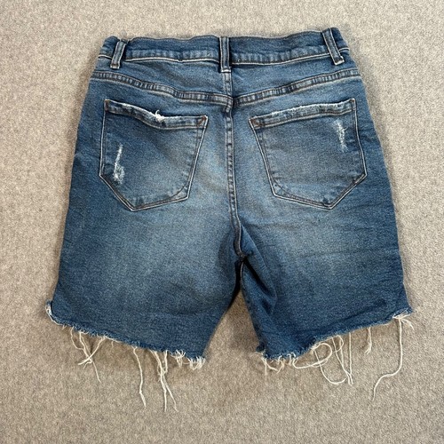 Kensie Jeans Vintage Luxe Cutoff Denim Jean Shorts Women's 2/26 7" Inseam - Picture 6 of 7