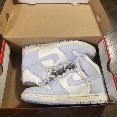 Nike Dunk High Football Grey Pale Ivory Voile Gris Size 8W