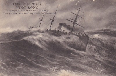 CPA GUERRE NAVALE 1914-15 VING LONG 