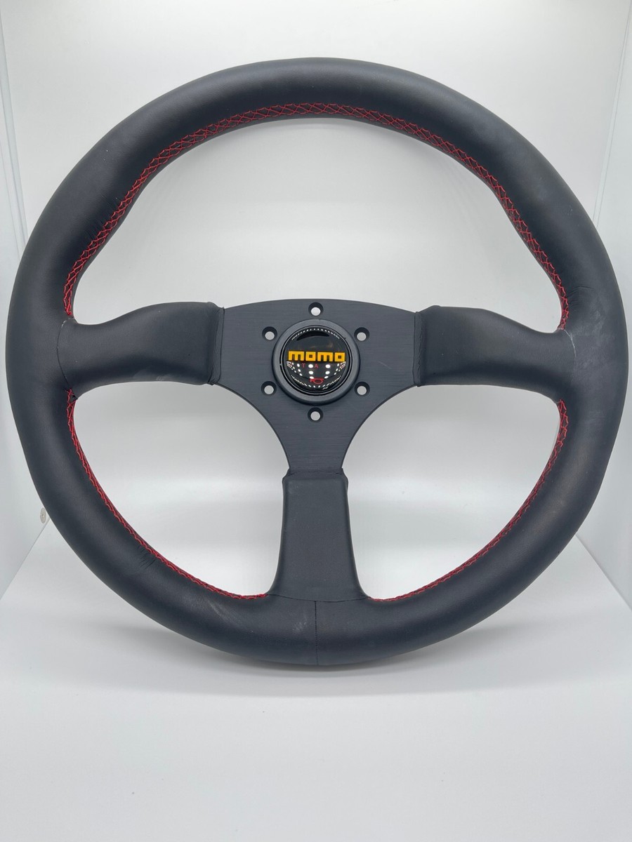 350mm momo style sports steering wheel with boss hub fits Si