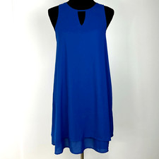 Everly Dress Women Medium Layer Lined Shift Cut Out Casual Work Party Core Ni