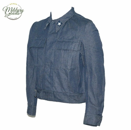 ORIGINALE Militare Marina Militare Italiana Lavoro Giacca Di Jeans | eBay