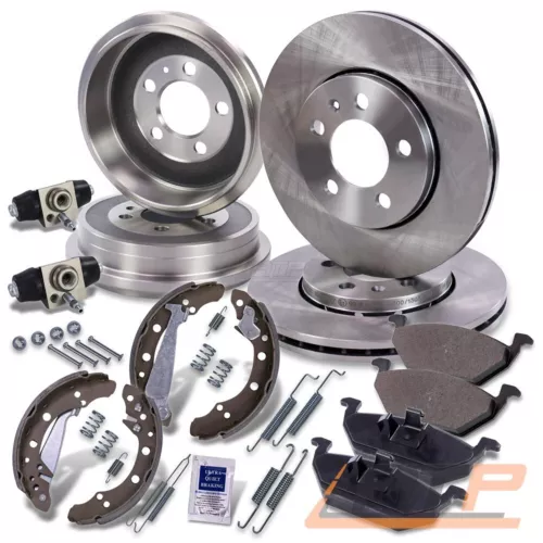 BREMSE BREMSEN SATZ SET KIT VORNE + HINTEN FÜR SEAT CORDOBA IBIZA SKODA FABIA 6Y