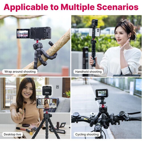 Ulanzi SmartPhone Filmmakers Kit 2 | Flexible Tripod/Light/Phone Mount - Picture 7 of 9