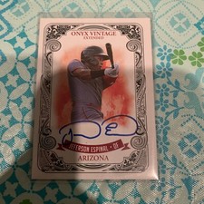 2021 Onyx Vintage Extended Jeferson Espinal Blue Auto #'d /400