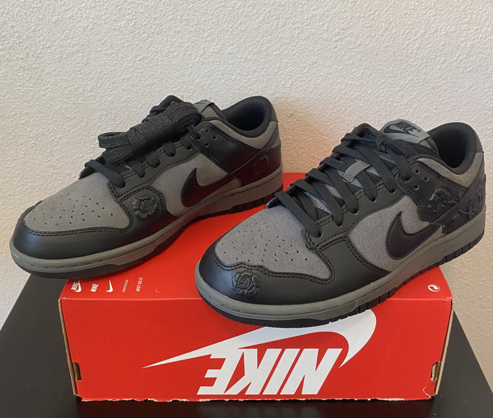 Nike Womens Dunk Low Iron Grey Black Sneakers Multi Size NEW HF1986-001
