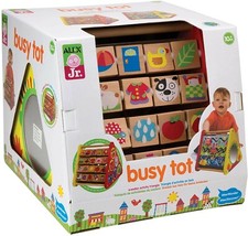 Alex Jr. ALE1993 Busy Tot Wooden Activity Triangle- NEW