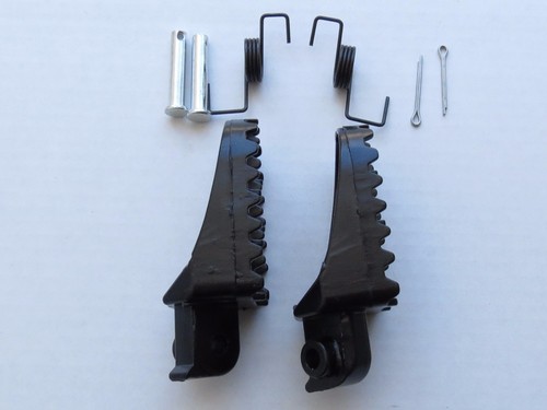 Foot pegs Fit Honda CRF50 70 CRF100 XR50R & Pit bikes/ Dirt bikes ATV "Black - Picture 4 of 4
